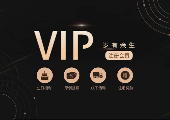 VIP会员卡海报
